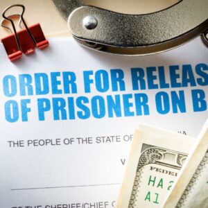 Paper that says "Order for release of Prisoner on Bond."